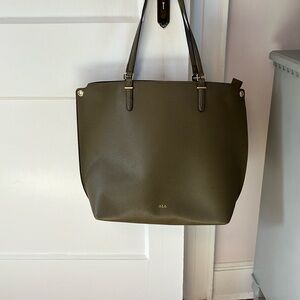 Ralph Lauren Abby Tote Bag - Olive Green